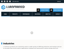 Tablet Screenshot of jlanfranco.com